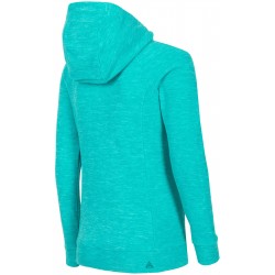 WOMEN'S FLEECE HOODIE TURQUOISE MELANGE