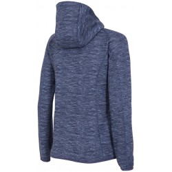 WOMEN'S FLEECE HOODIE DENIM MELANGE