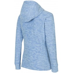 WOMEN'S FLEECE HOODIE BLUE MELANGE