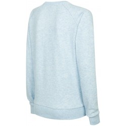 WOMEN'S SWEATSHIRT LIGHT BLUE MELANGE