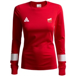WOMEN'S LONGSLEEVE POLAND PYEONGCHANG CHERRY RED