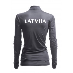 WOMEN'S ACTIVE LONGSLEEVE LATVIA PYEONGCHANG GRAPHITE